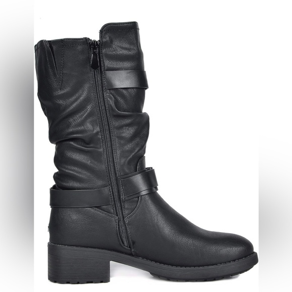 Mid Calf Riding Winter Boots - Picture 3 of 7